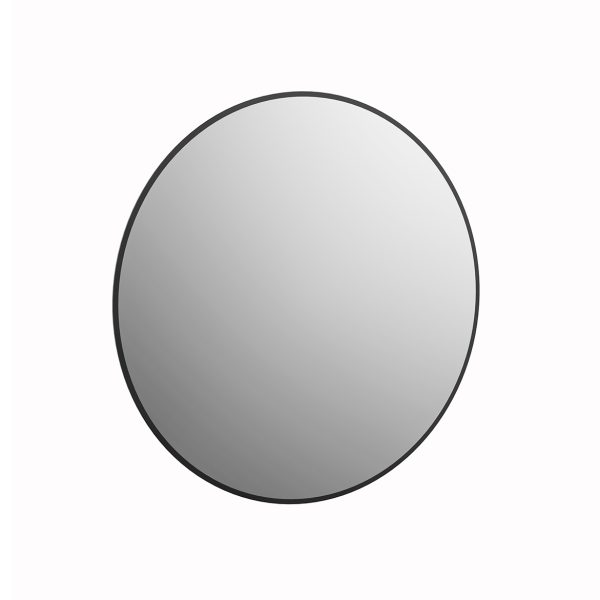 OGLINDA ROTUNDA 60 CM CU RAMA NEAGRA