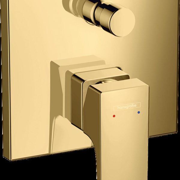 ORNAMENT BATERIE CADA/DUS METROPOL, CU DIVERTER (NECESITA IBOX), POLISHED GOLD OPTIC