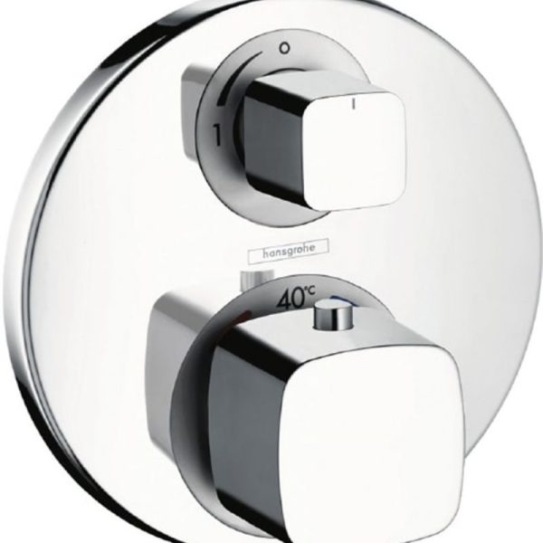 ORNAMENT BATERIE DUS METRIS ECOSTAT E TERMOSTATIC, CU VALVA INCHIDERE