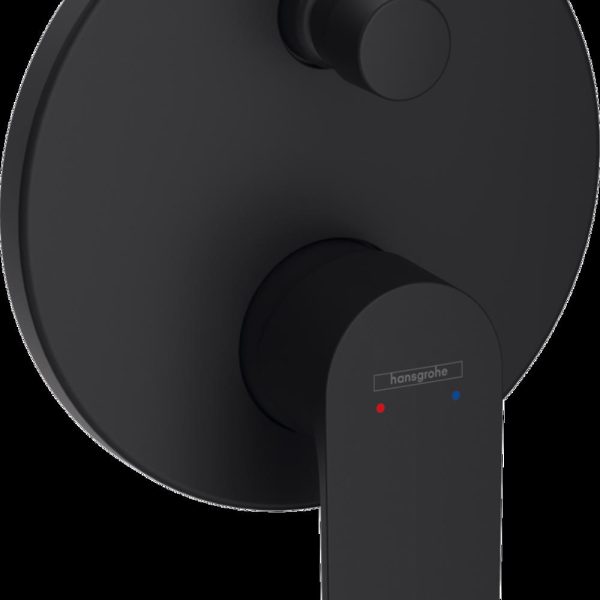 ORNAMENT BATERIE INCASTRATA CADA REBRIS E, NEGRU MAT