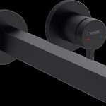 ORNAMENT BATERIE INCASTRATA LAVOAR FINORIS 225 MM, NEGRU MAT