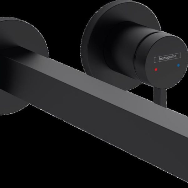 ORNAMENT BATERIE INCASTRATA LAVOAR FINORIS 225 MM, NEGRU MAT