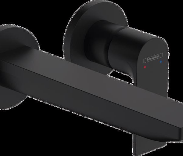 ORNAMENT BATERIE INCASTRATA LAVOAR REBRIS E PIPA 200 MM, NEGRU MAT