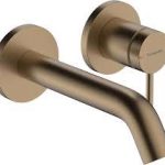 ORNAMENT BATERIE INCASTRATA LAVOAR TECTURIS S PIPA 16.5 CM , BRUSHED BRONZE