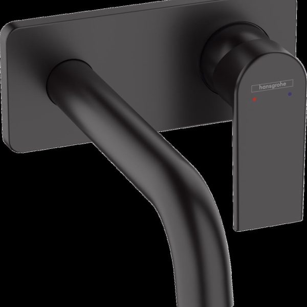 ORNAMENT BATERIE INCASTRATA LAVOAR VERNIS SHAPE PIPA 205 MM, NEGRU MAT