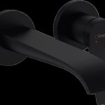 ORNAMENT BATERIE INCASTRATA LAVOAR VIVENIS PIPA 195 MM, NEGRU MAT