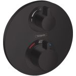 ORNAMENT BATERIE TERMOSTATICA ECOSTAT S CU 2 FUNCTII, NEGRU MAT