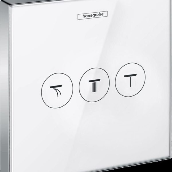 ORNAMENT DUS TERMOSTATIC SHOWER SELECT ALB-CROM ,3 IESIRI, PENTRU IBOX UNIV.