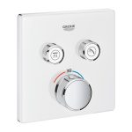 ORNAMENT PATRAT SMART CONTROL TERMOSTATAT 2 VALVE CROM-ALB