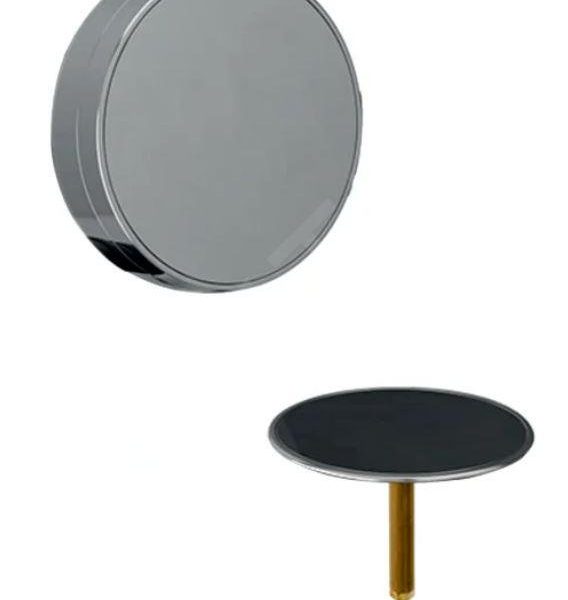 ORNAMENT PENTRU SIFON CADA DIAM.52 MM CU ACTIONARE PRIN ROTIRE, NEGRU