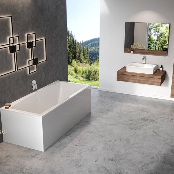 PANOU FRONTAL 180 CM ALB CITY SLIM