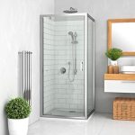 PANOU LATERAL 80, PROFIL CROM, STICLA TRANSPARENTA LLB/800   (A SE COMBINA CU LLDO1 SAU LLD2)