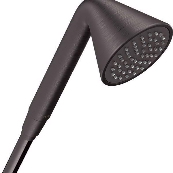 PARA DUS AXOR FRONT 85 MM,  1 JET, BRUSHED BLACK CHROME