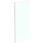 PARAVAN DUS WALK-IN I.LIFE, 90 CM, H. 200 CM, STICLA SECURIZATA TRANSPARENTA 8 MM TRATATA IDEAL CLEAN, PROFIL ALUMINIU CROM LUCIOS