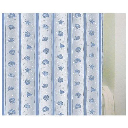 PERDEA DUS SHELL BLUE