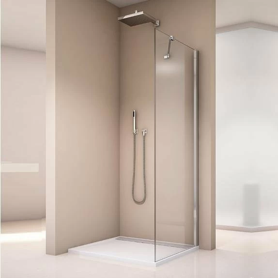 PERETE LATERAL FIX ANNEA 800 CROM,TRANSPARENT