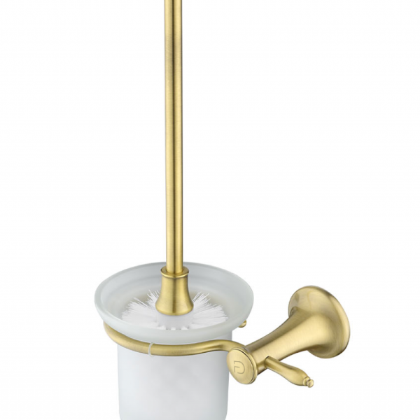 PERIE WC LACRIMA CU SUPORT STICLA MATA/BRONZ