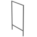 PICIOR PENTRU RAMA DE INSTALARE ADAPTO 465X720 GRI INCHIS METALIZAT