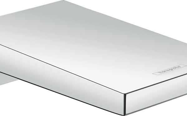 PIPA CADA METROPOL, CU PROIECTIE 185 MM SI JET LAT, CROM