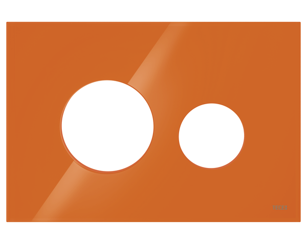 PLACA STICLA FRONTALA PT CLAPETA TECEloop ORANGE 220X150X11