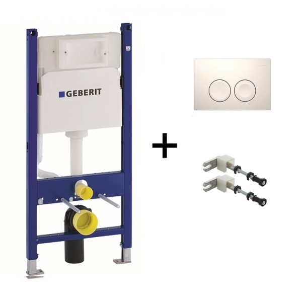 PREPACK WC UP 100 CU CLAPETA DELTA 21 ALBA SI SET FIXARE