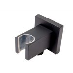 RACORD DUS PATRAT INULA PENTRU BATERIE INCASTRATA, CU SUPORT DUS, 1/2 , NEGRU