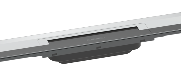 RAINDRAIN FLEX, RIGOLA DUS OTEL INOXIDABIL AJUSTABILA 800 MM, MONTAJ LA PERETE (NECESITA UBOX),  CROM