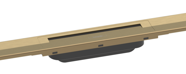 RAINDRAIN FLEX, RIGOLA DUS OTEL INOXIDABIL AJUSTABILA 800 MM (NECESITA UBOX),  BRUSHED BRONZE