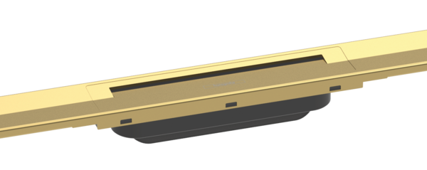 RAINDRAIN FLEX, RIGOLA DUS OTEL INOXIDABIL AJUSTABILA 800 MM (NECESITA UBOX),  POLISHED GOLD OPTIC