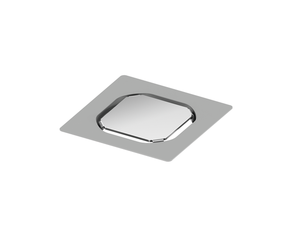 RAMA INALTATOR TECEdrainpointS DIN INOX, 100X100 MM, PENTRU PLACARE CERAMICA/PIATRA NATURALA