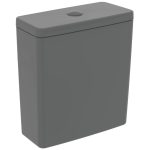 REZERVOR WC I.LIFE B, 3/4.5 L, DUBLA ACTIONARE, ALIMENTARE INFERIOARA, GRI LUCIOS