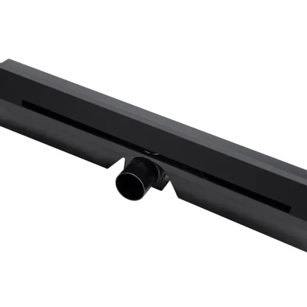 RIGOLA DUS MONTAJ IN PERETE 60CM, NEGRU MAT