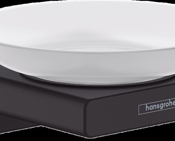 SAPUNIERA CU SUPORT ADDSTORIS, NEGRU MAT