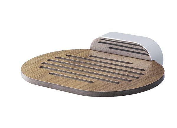 SAPUNIERA CU SUPORT BERGEN CROM HPL