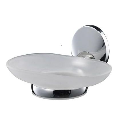 SAPUNIERA CU SUPORT EMOTION CROM SATIN