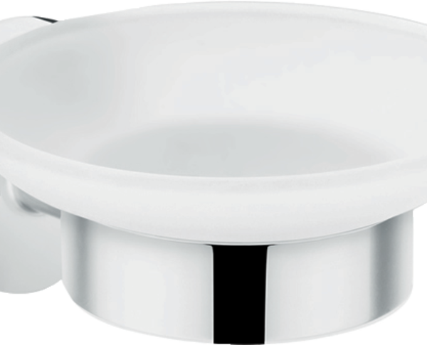 SAPUNIERA CU SUPORT LOGIS UNIVERSAL, CROM