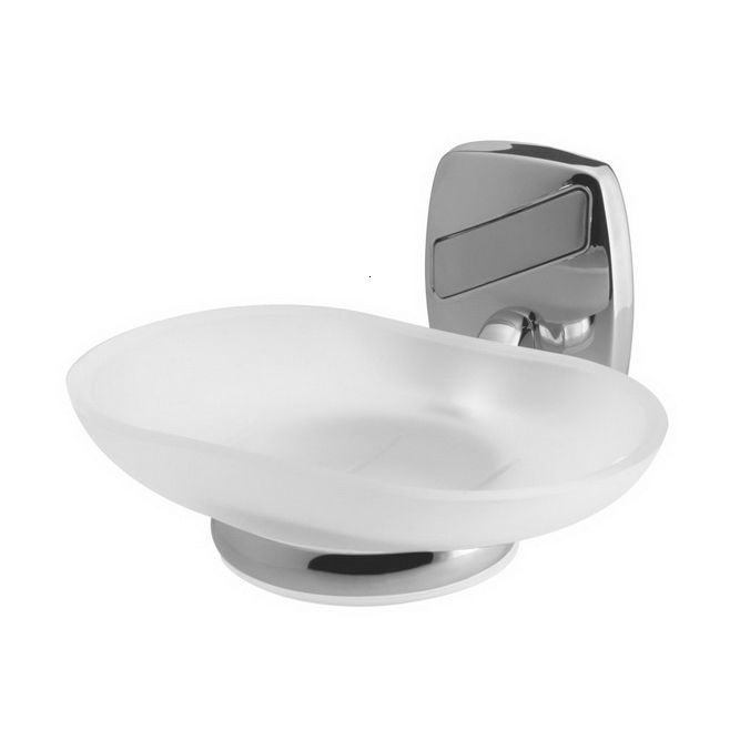 sapuniera-cu-suport-oregon-sticla-crom-satin-38160.jpg SAPUNIERA CU SUPORT OREGON STICLA CROM SATIN - imagine 1