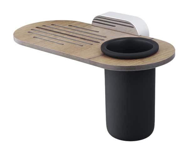 SAPUNIERA CU SUPORT PERIUTE DINTI BERGEN CROM HPL