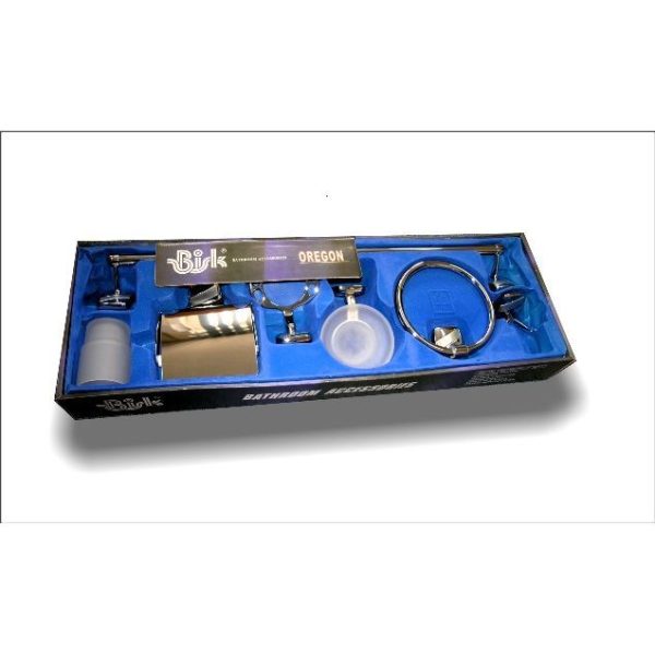 SET ACCESORII OREGON 6 PIESE CROM SATIN