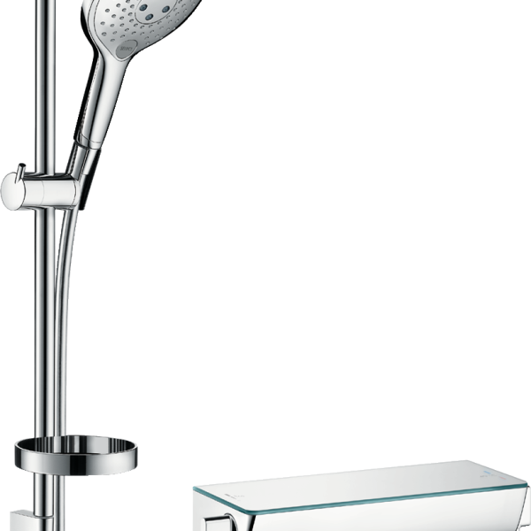 SET BATERIE DUS TERMOSTATATA CU RAINDANCE SELECT 150 /BARA 0.65M CROM