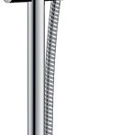 SET DUS CROMETTA 100 MULTI, BARA 65 CM, ALB-CROM