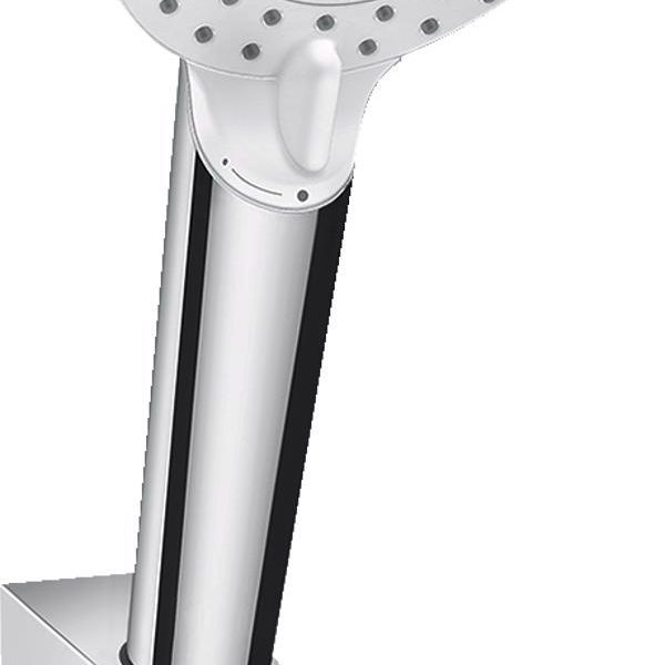 SET DUS CROMETTA VARIO , 2 JETURI, CU PORTER, SI FURTUN 1.25 M, ALB-CROM