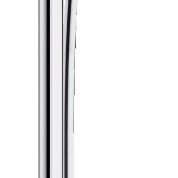 SET DUS CROMETTA VARIO, BARA 90 CM, ALB-CROM