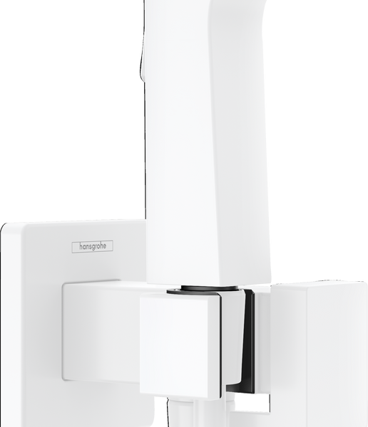 SET DUS INCASTRAT IGIENA INTIMA E CU MIXAJ, SUPORT DUS, FURTUN 1,25M, ALB MAT ( NECESITA CORP INCASTRAT 29235180)