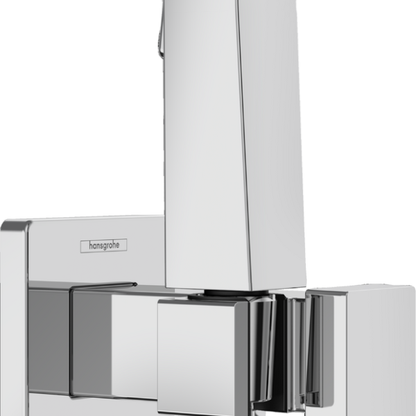 SET DUS INCASTRAT IGIENA INTIMA E CU MIXAJ, SUPORT DUS, FURTUN 1,25M, CROM ( NECESITA CORP INCASTRAT 29235180)