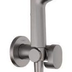 SET DUS INCASTRAT IGIENA INTIMA S CU MIXAJ, SUPORT DUS, FURTUN 1,25M, BRUSHED BLACK CHROME ( NECESITA CORP INCASTRAT 29235180)