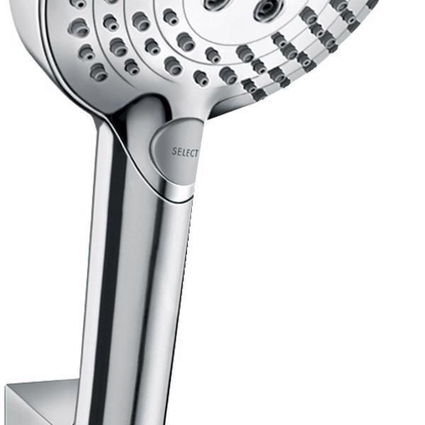 SET DUS RAINDANCE SELECT S 120 3 JETURI , POWDER RAIN , CU PORTER, FURTUN 160 CM SI PARA, CROM