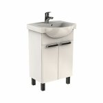SET FREJA 55 CM ALB , MOBILIER CU LAVOAR