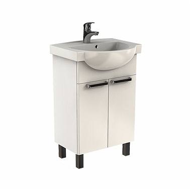 SET FREJA 55 CM ALB , MOBILIER CU LAVOAR