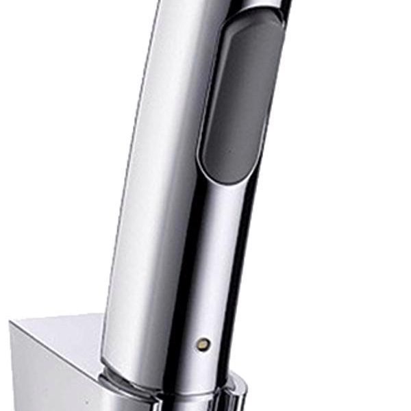 SET FURTUN DUS, PARA SI PORTER PENTRU BIDEU BRUSHED BLACK CHROME